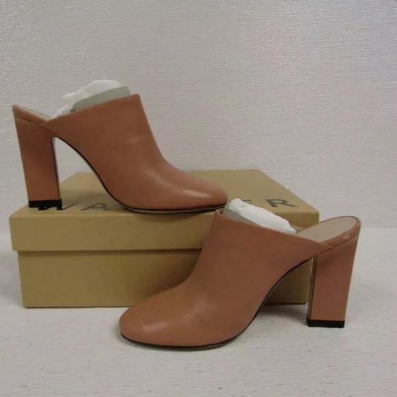 Wandler | Casta Block Heel Mules Sepia Tan Size 6.5 NEW - Picture 3 of 14